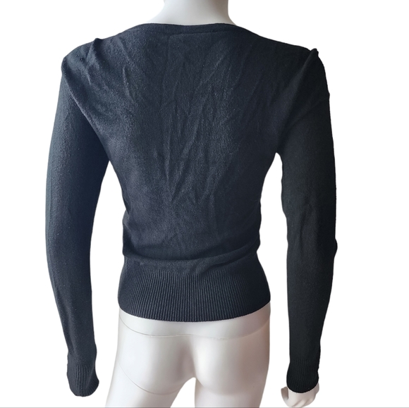 Too Fast Sugar Skull Cropped Cardigan - Picture 2 of 4